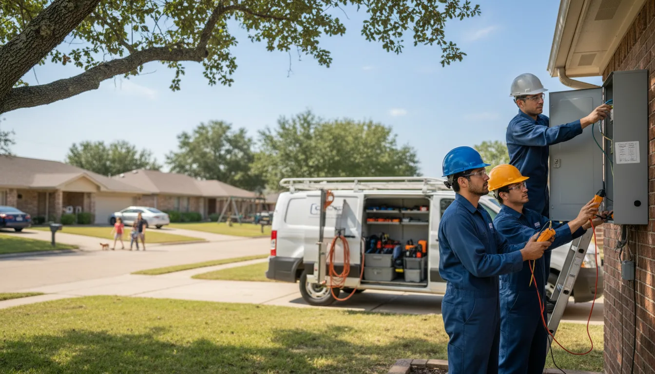 Certified electrician providing emergency electrical services in Flora Vista, NM